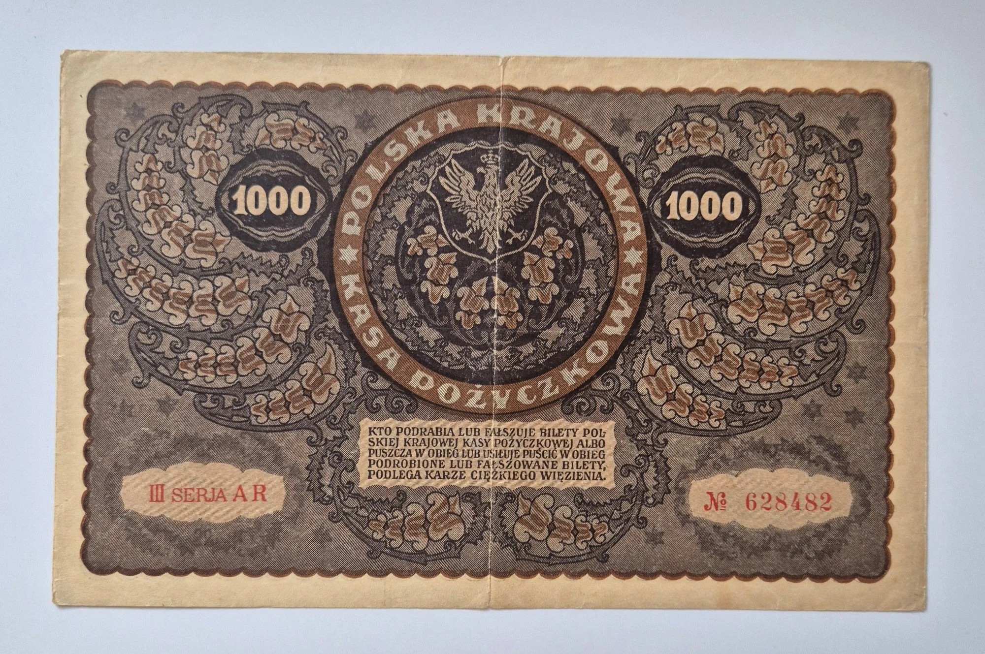 1000 marek wiedeńskie (1919)