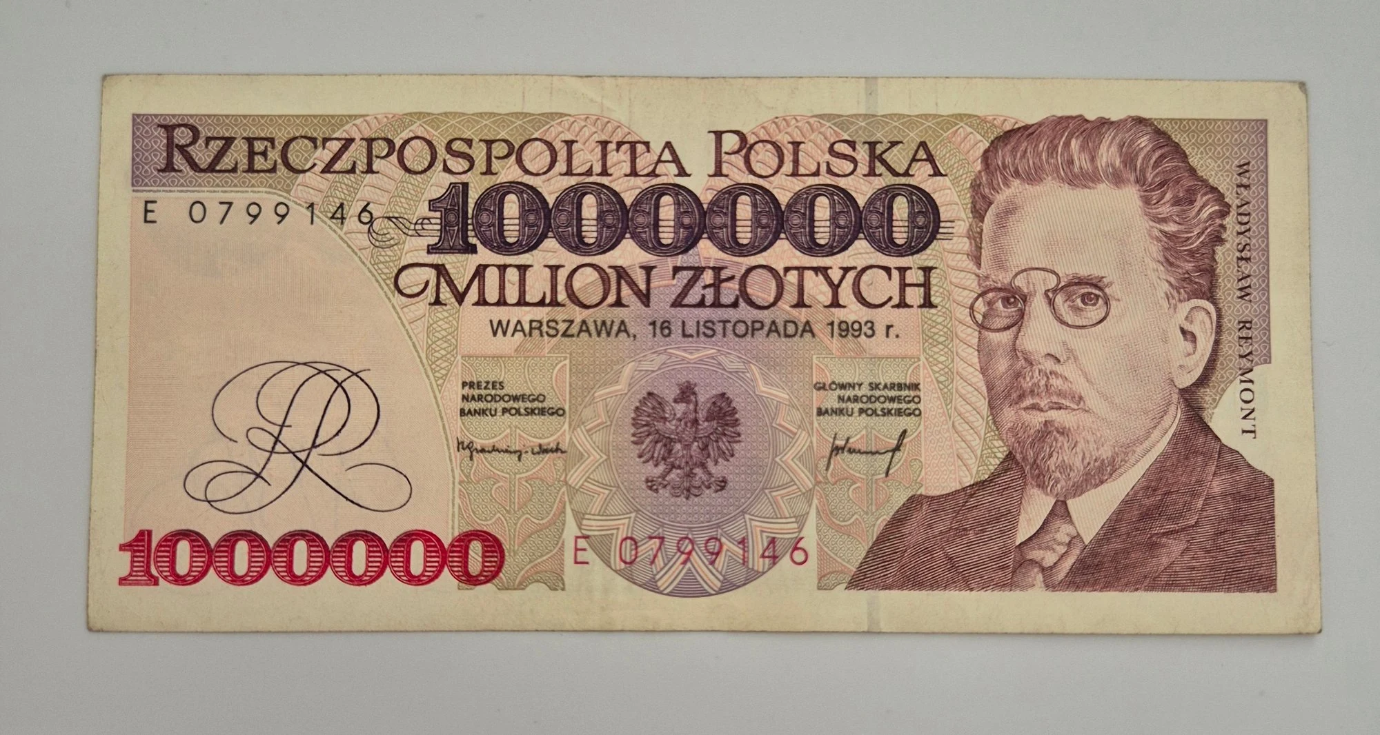 1 mln złotych (1993)