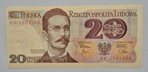 20 złotych 1982 (Romuald Traugutt)