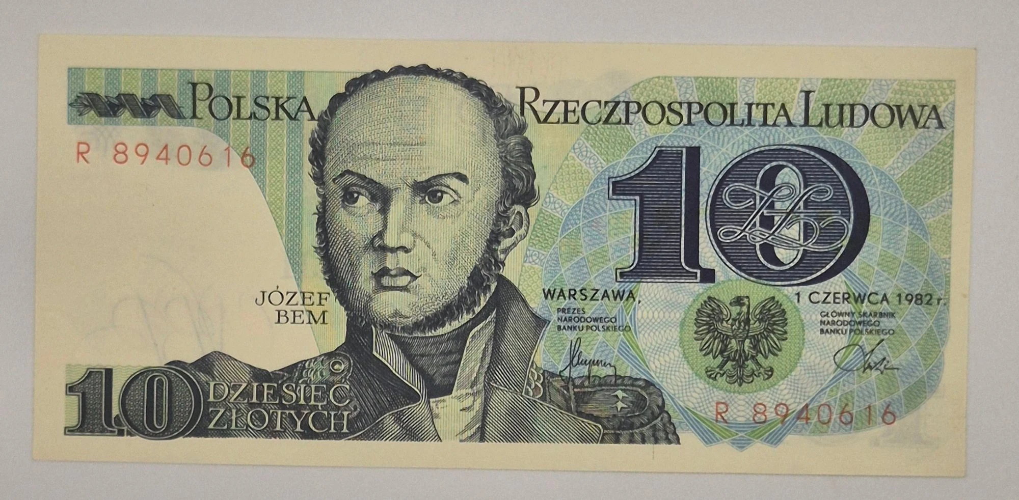 10 złotych 1982 (Józef Bem)