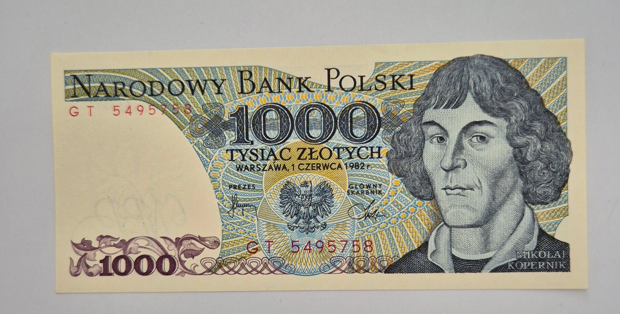 1000 złotych 1982 (Mikołaj Kopernik)