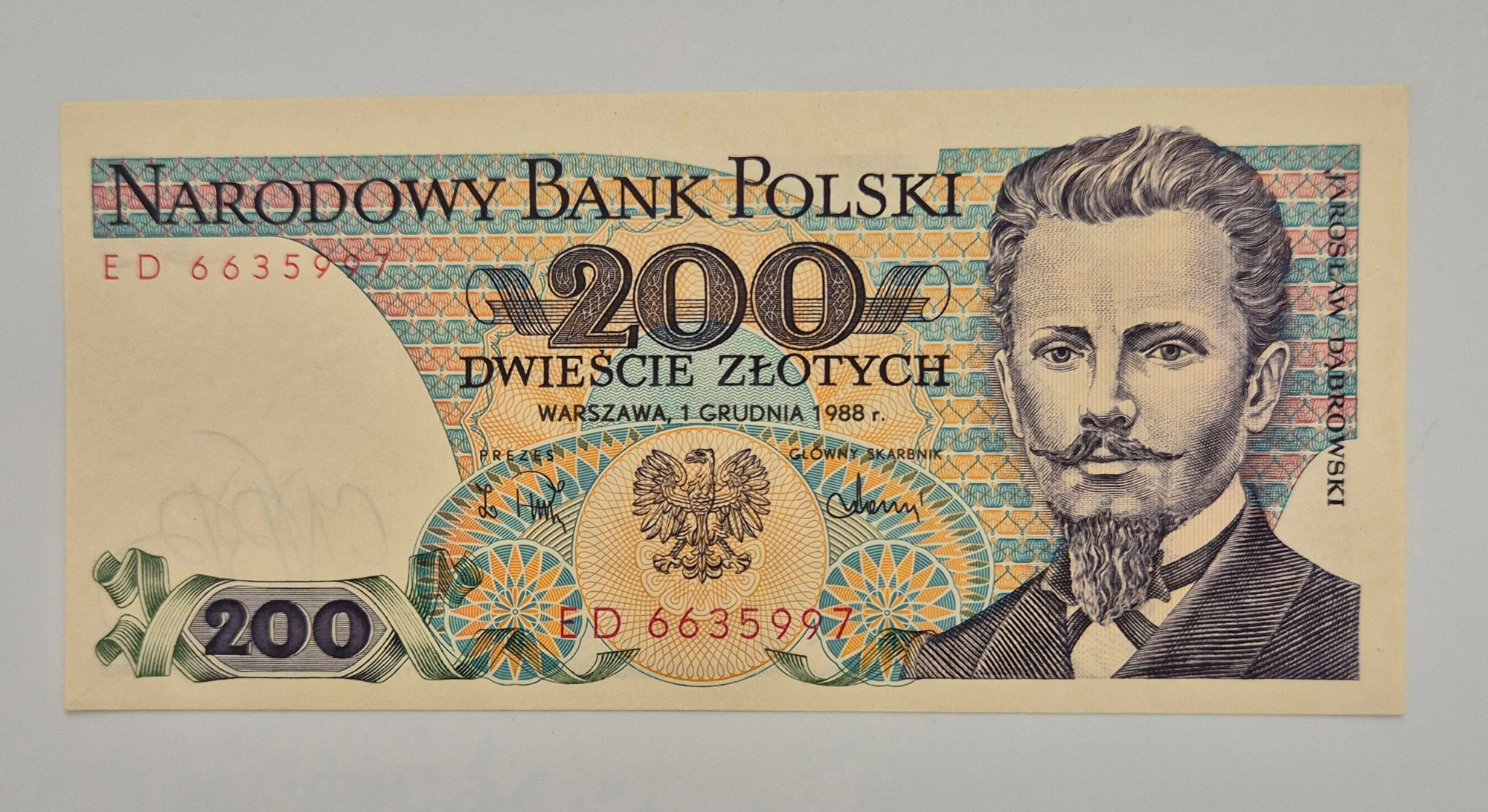 200 złotych 1988 (Jarosław Dąbrowski)