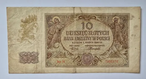 10 złotych 1940