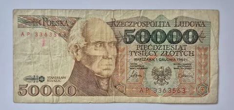 50 000 złotych 1989 (Stanisław Staszic)
