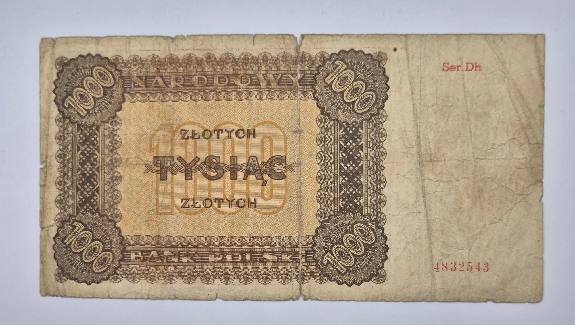 1000 złotych 1945