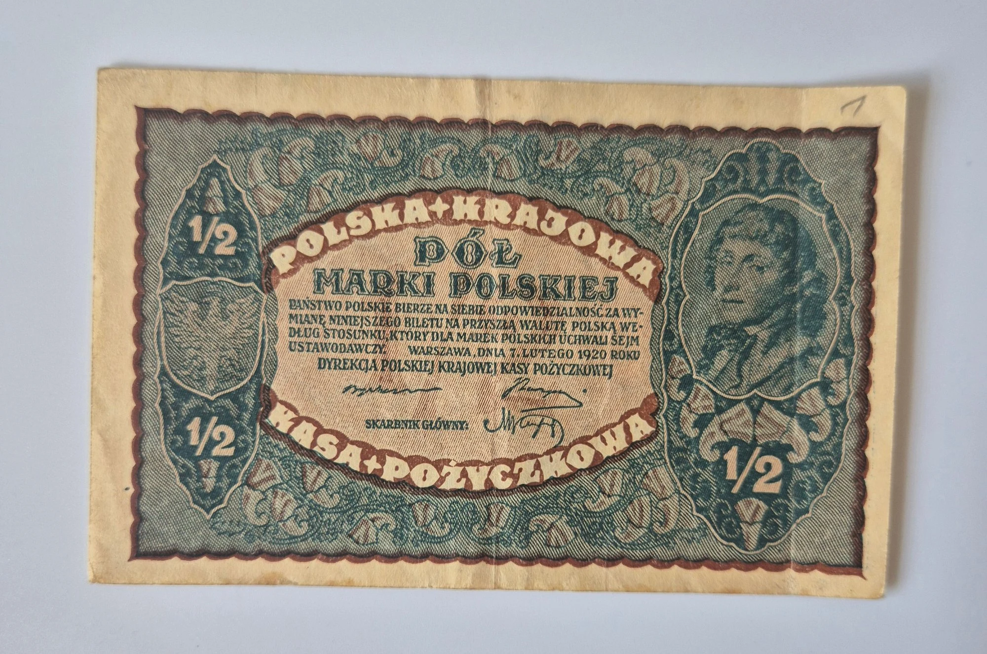 1/2 marki wiedeńska (1920)