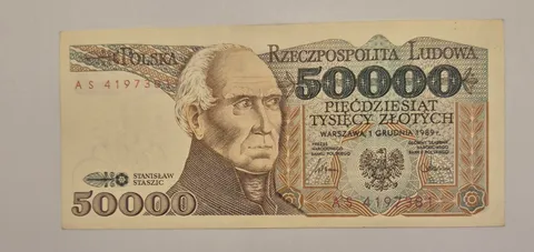 50 000 złotych 1989 (Stanisław Staszic)