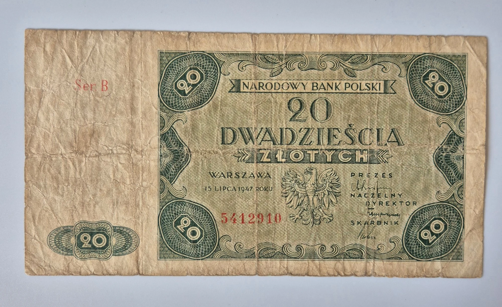 20 złotych 1947