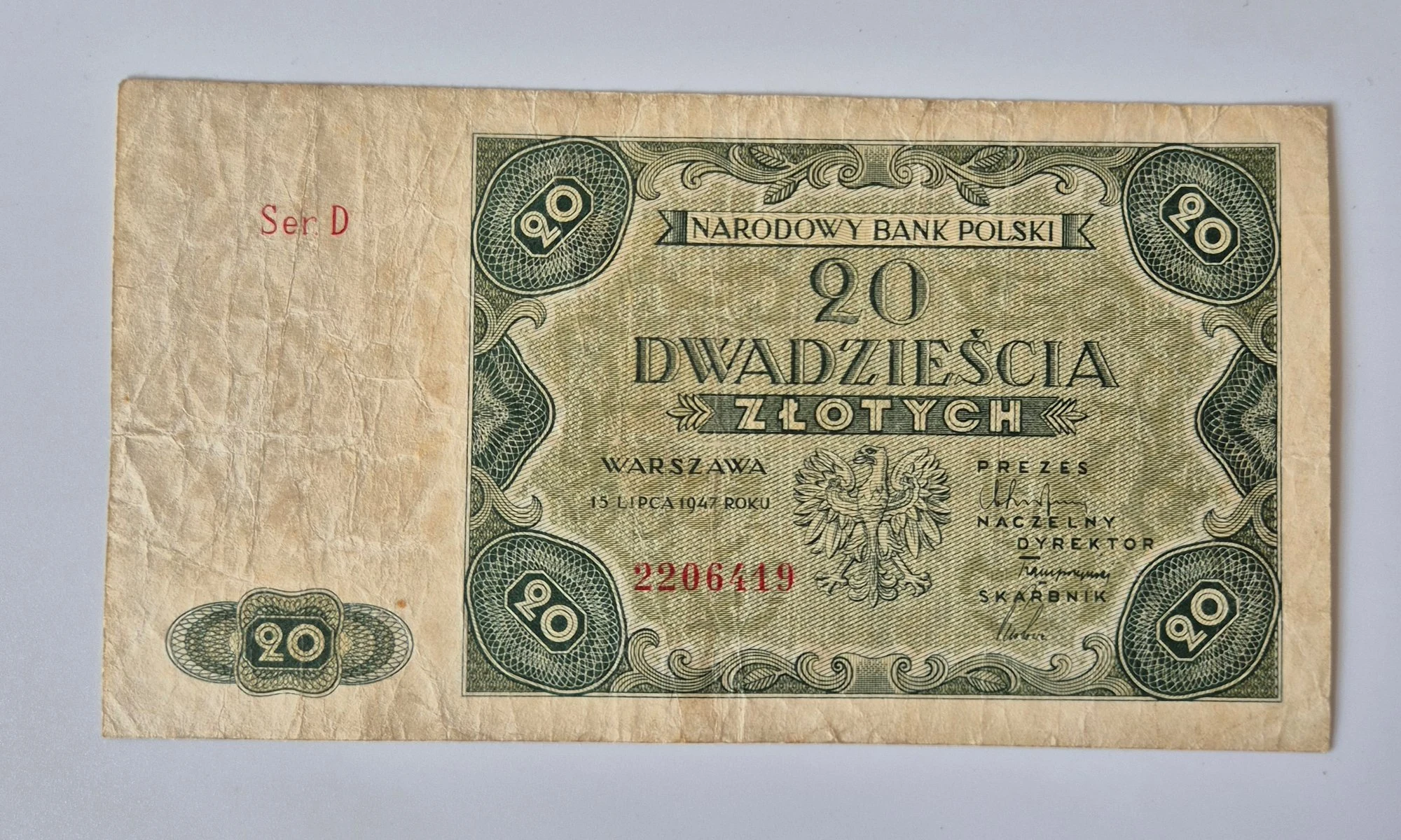 20 złotych 1947