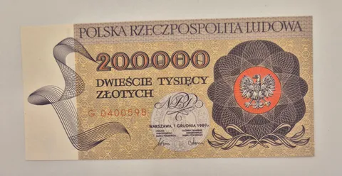 200 000 złotych 1989