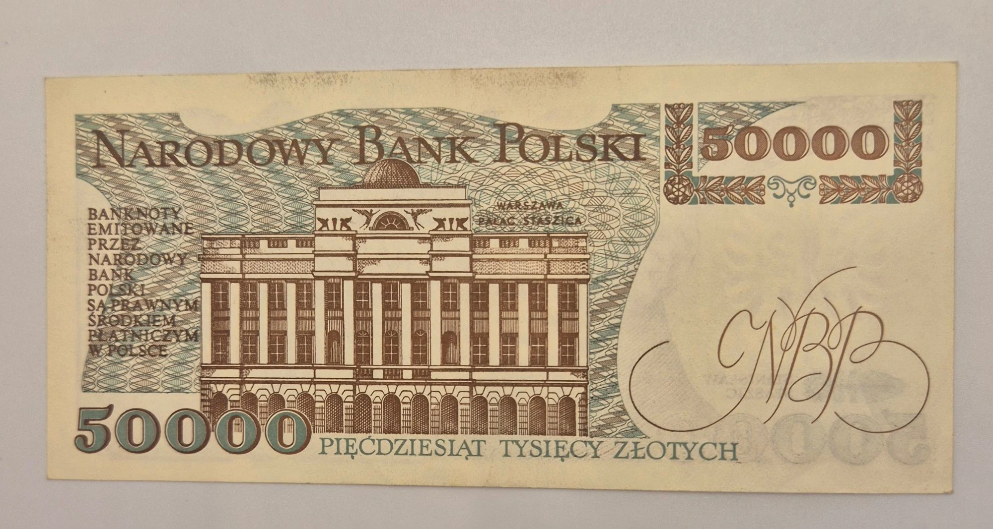 50 000 złotych 1989 (Stanisław Staszic)