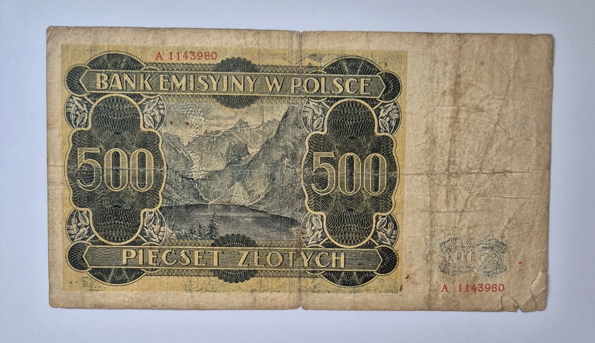 500 złotych (1940)