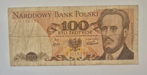 100 złotych 1975 (Ludwik Waryński)