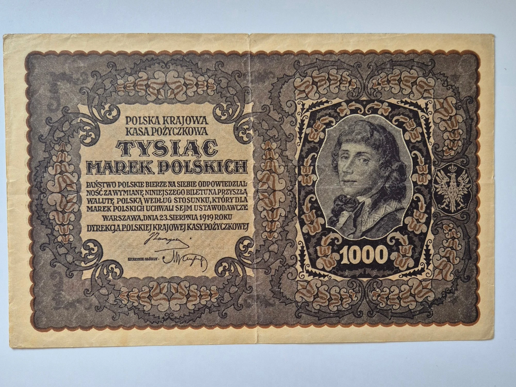 1000 marek wiedeńskie (1919)