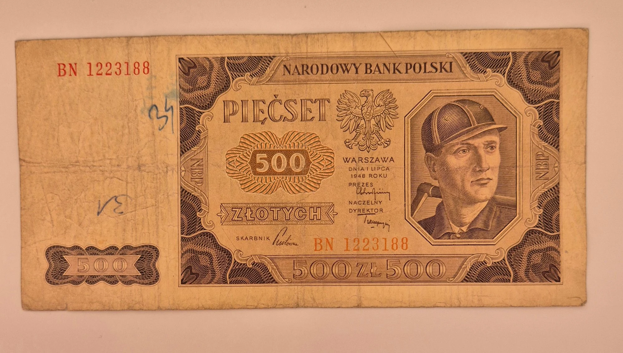 500 złotych 1948
