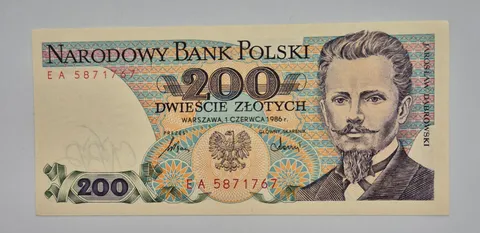 200 złotych 1986 (Jarosław Dąbrowski)