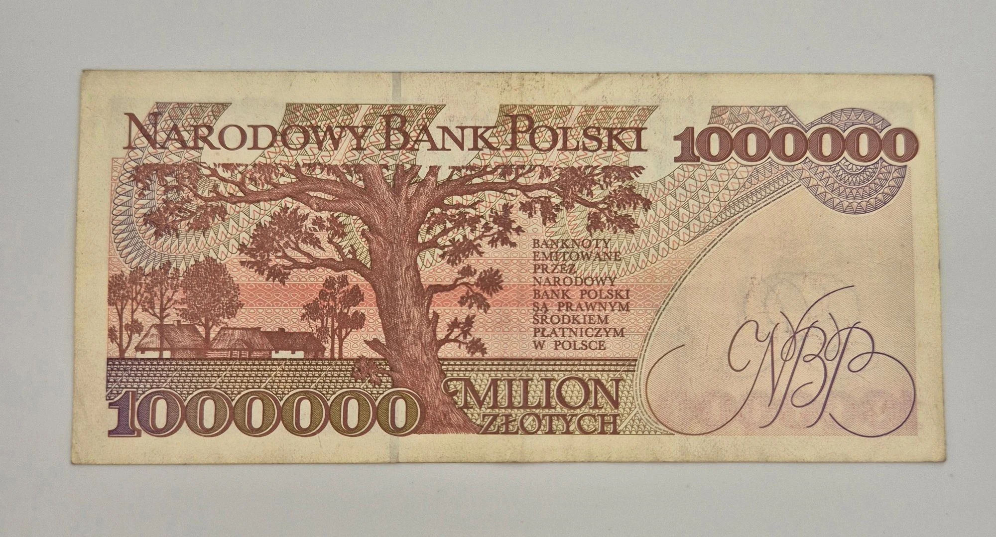 1 mln złotych (1993)