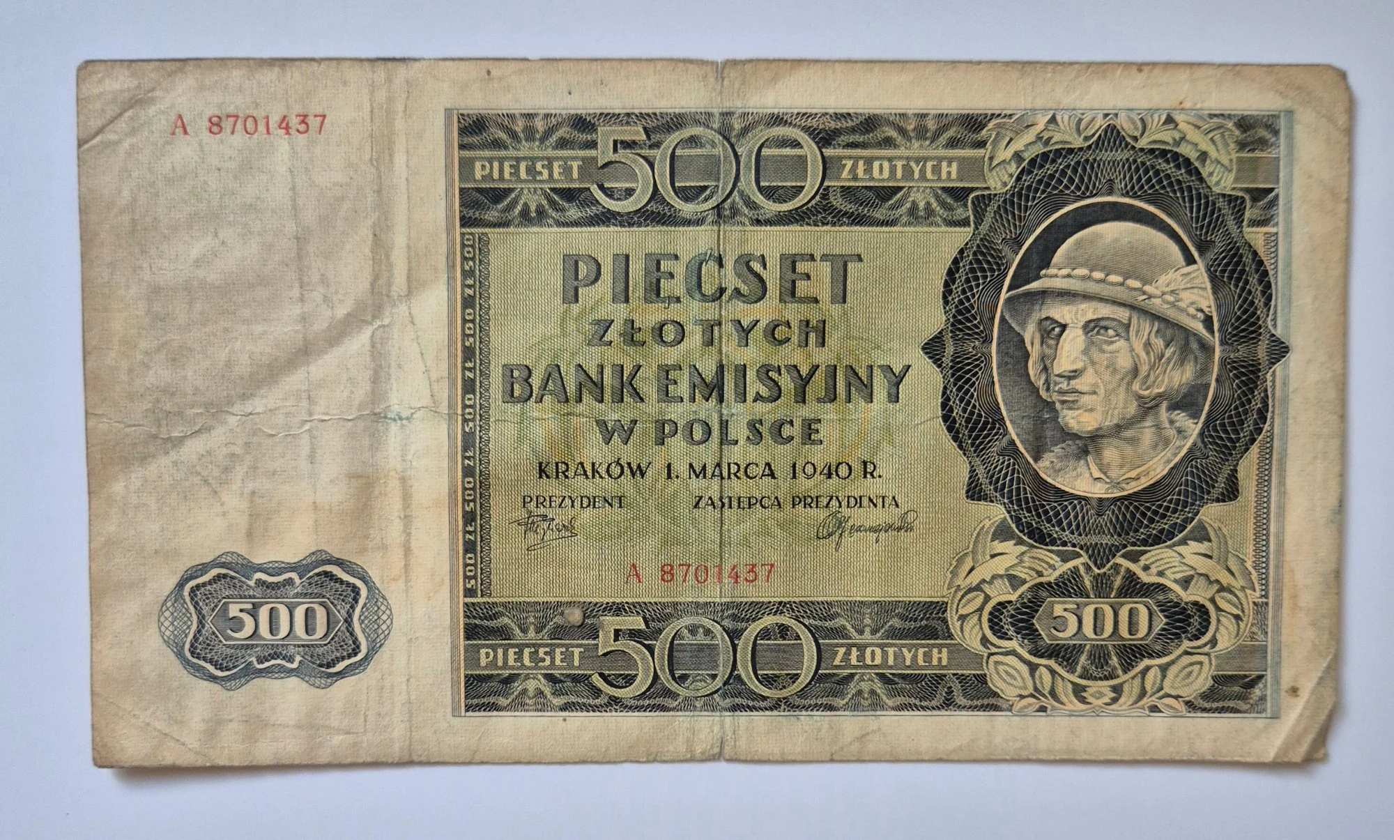 500 złotych (1940)