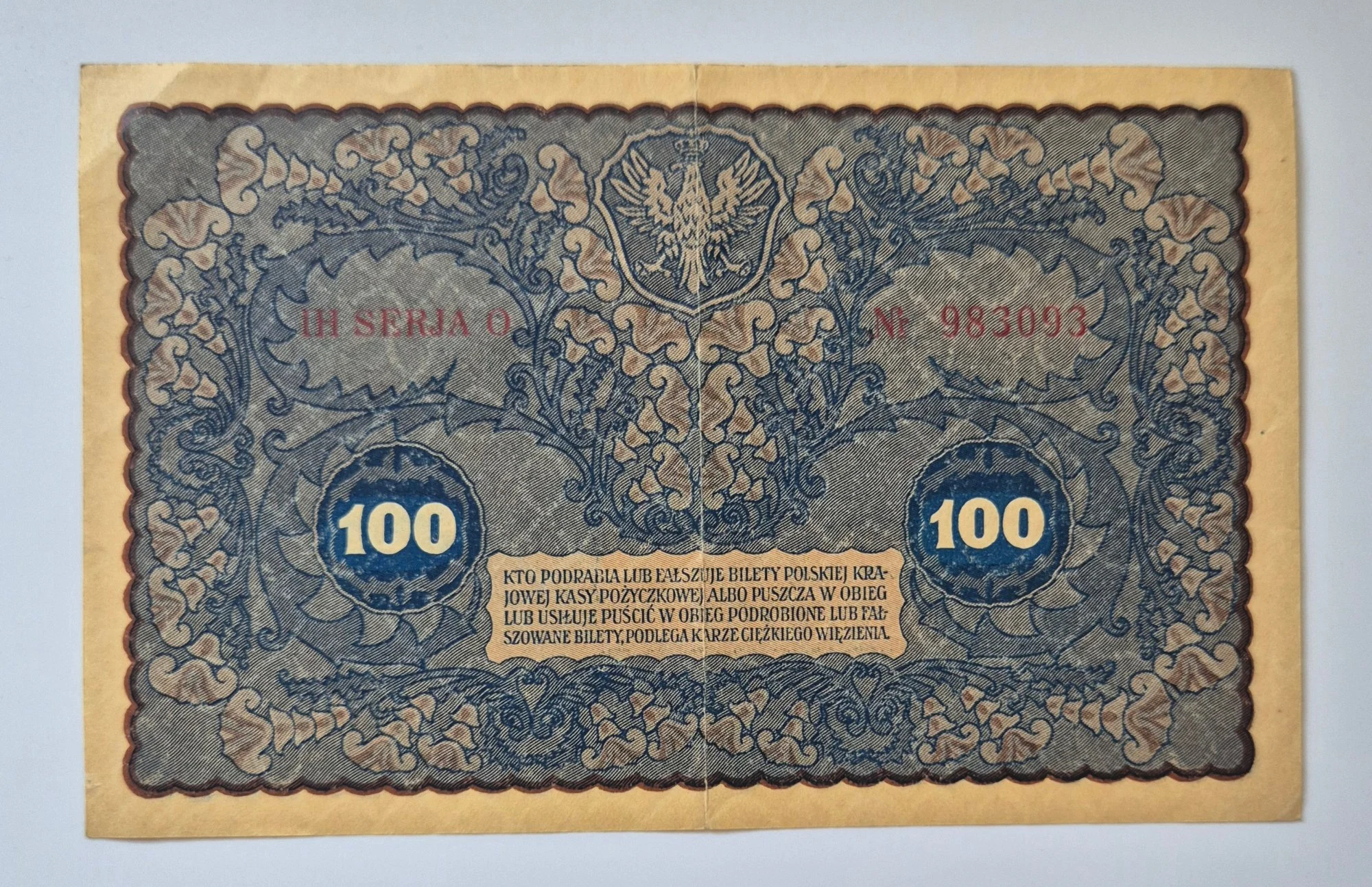 100 marek wiedeńskie (1919)