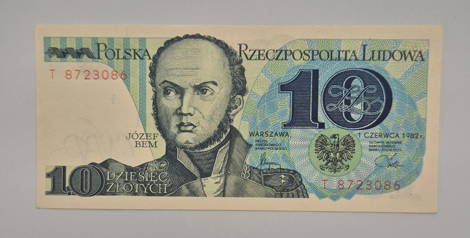 10 złotych 1982 (Józef Bem)