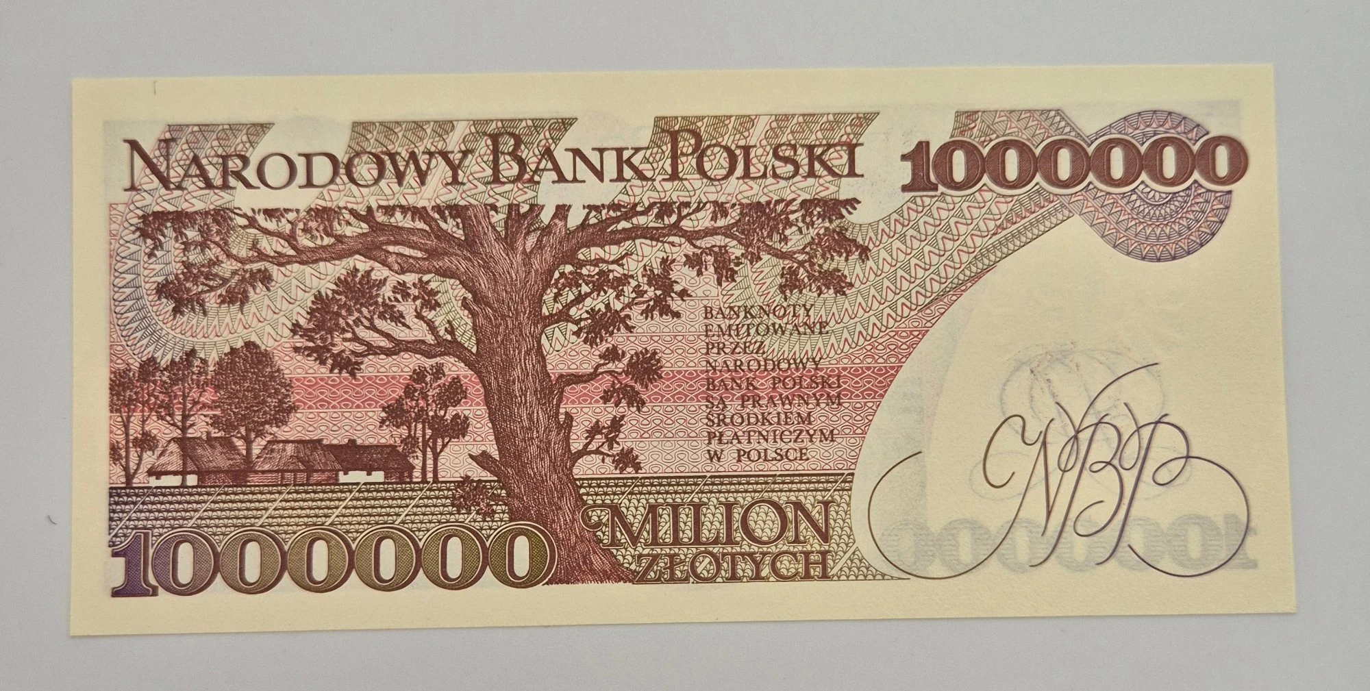 1 000 000 złotych 1991 (Władysław Reymont)